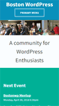 Mobile Screenshot of bostonwp.org